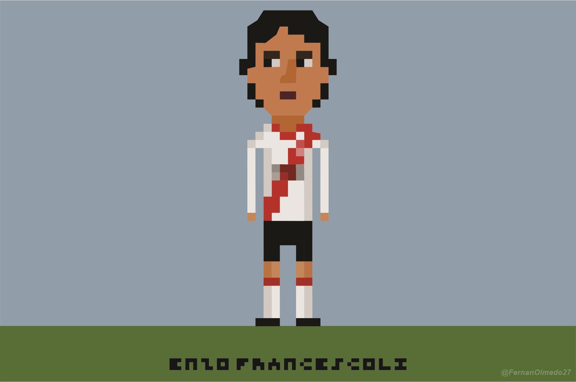 Enzo Francescoli, River Plate, Uruguay, Soccer Pitches Wallpaper