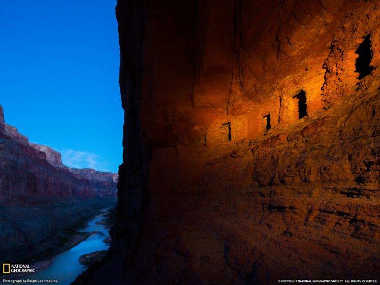 National Geographic, Grand Canyon, Rock Formation, River HD Wallpaper Desktop Background