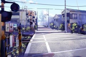 anime, Railway Crossing