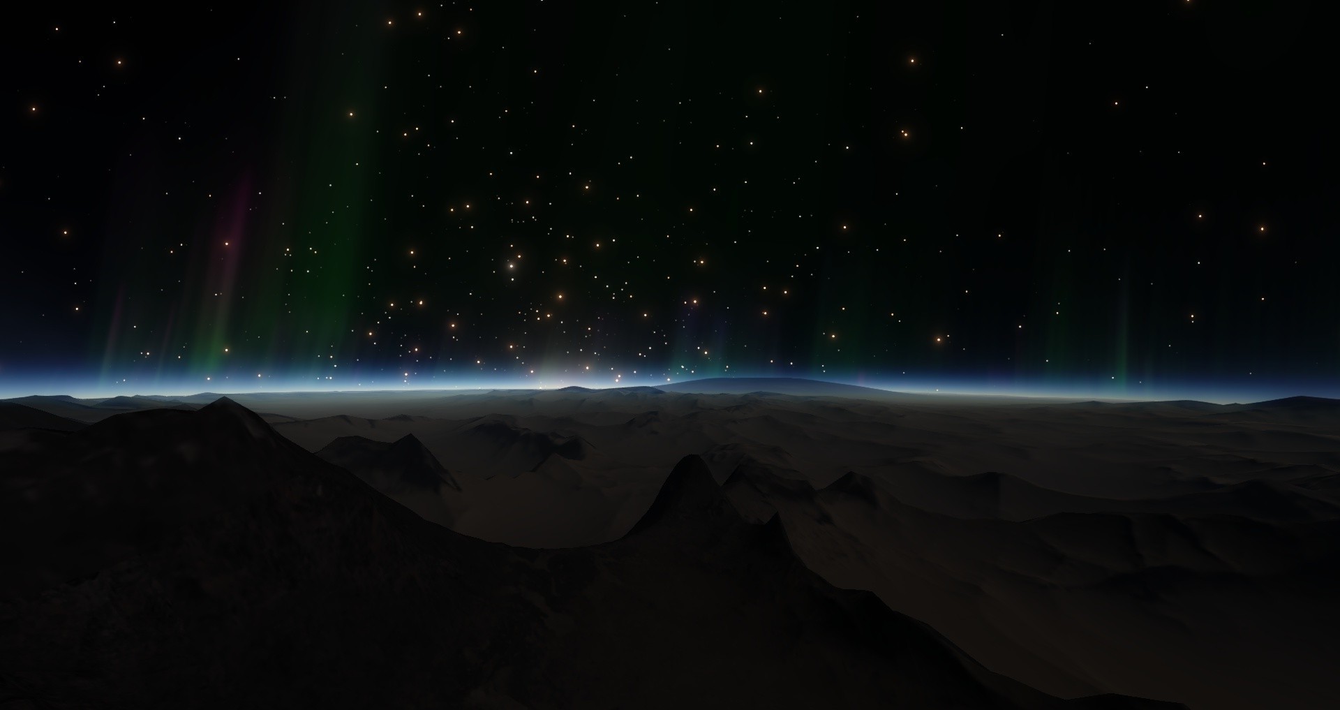 Space Engine, Space, Planet, Moon, Sun Wallpaper