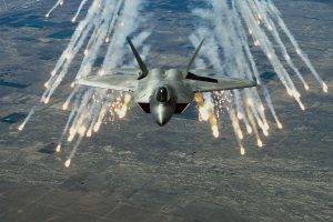 F22 Raptor, Flares, Military Aircraft
