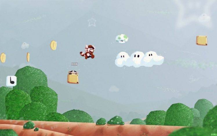 Mario Bros., Video Games, Artwork HD Wallpaper Desktop Background