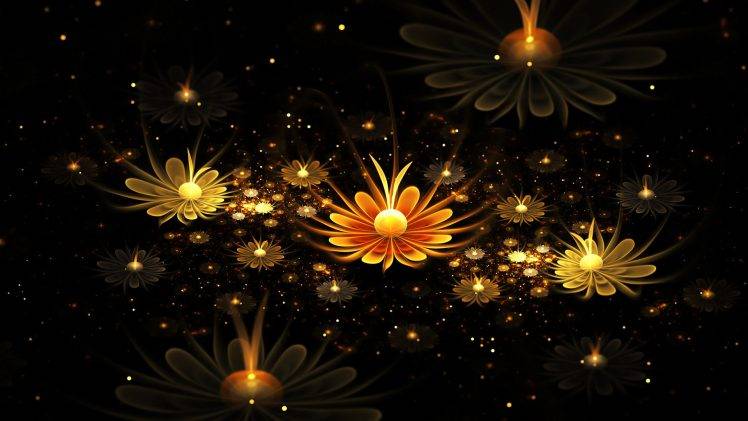 fractal, Fractal Flowers, Abstract HD Wallpaper Desktop Background