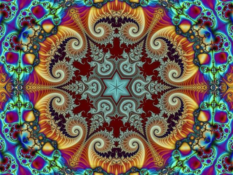 fractal, Abstract, Psychedelic HD Wallpaper Desktop Background