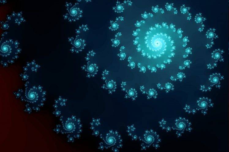 fractal, Abstract, Spiral HD Wallpaper Desktop Background