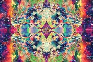 psychedelic, Abstract, Colorful, Symmetry