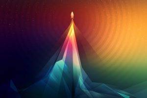 rockets, Abstract, Colorful, Iceburg