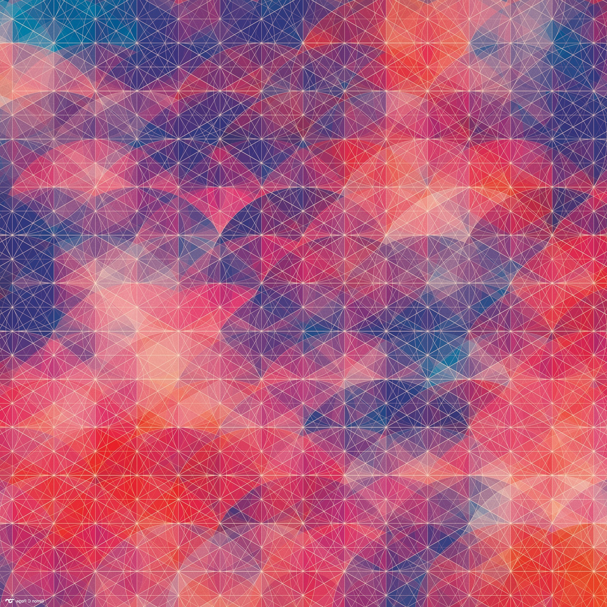 Simon C. Page, Abstract, Pattern, Geometry Wallpaper