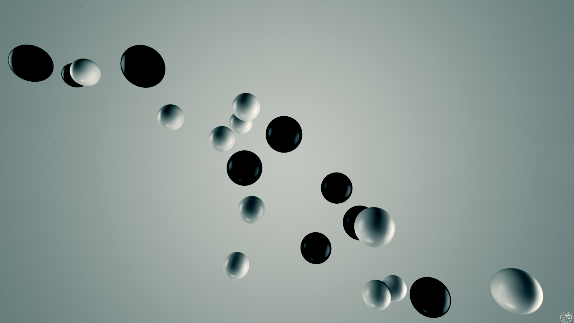 Simple Abstract Black Background