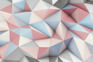 abstract, 3D, Geometry, Low Poly, Digital Art, Artwork, Bright