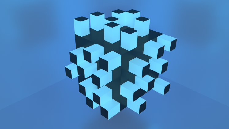 abstract, Cube, Simple Background HD Wallpaper Desktop Background