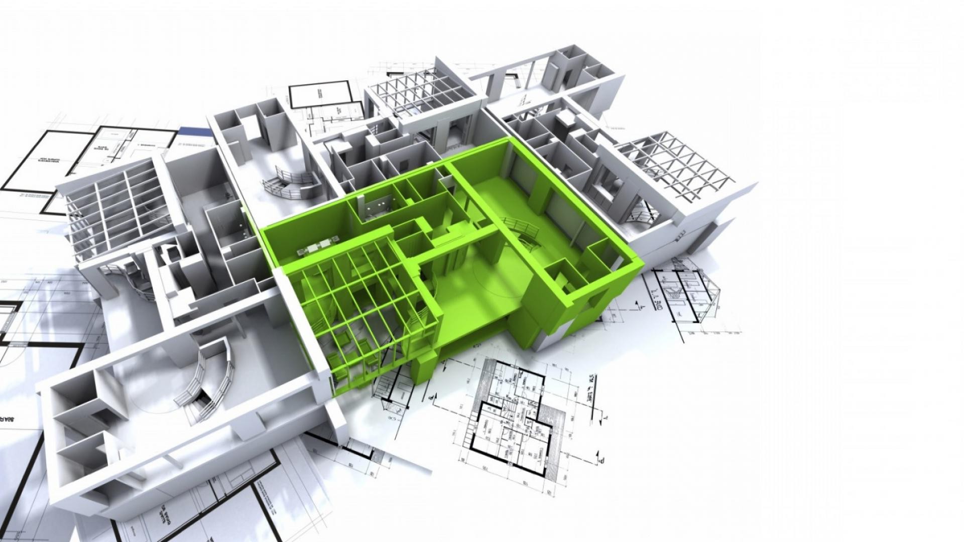  house  Building  3D Blueprints  Interiors Wallpapers HD 