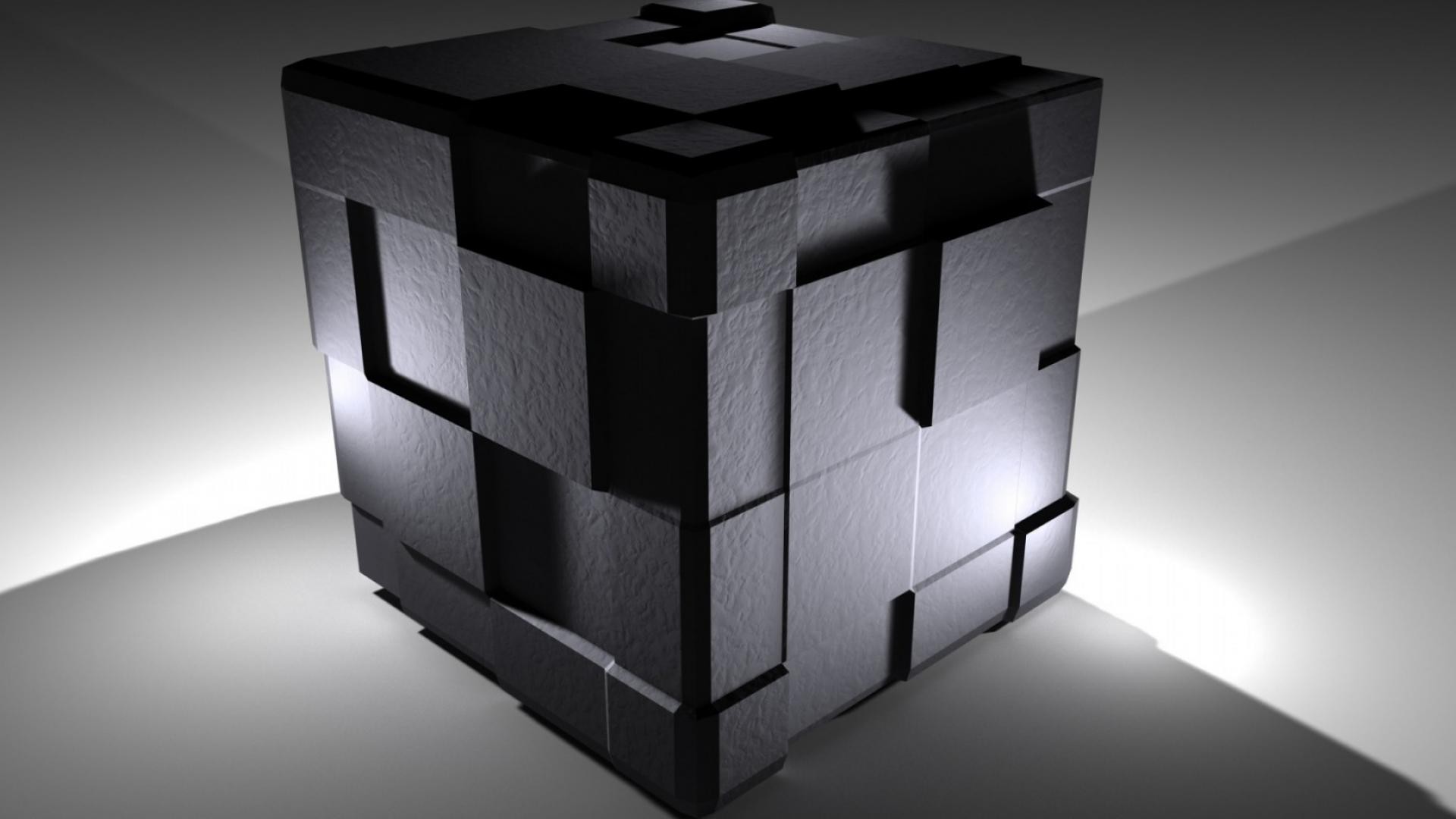 3D, Cube, Abstract Wallpaper
