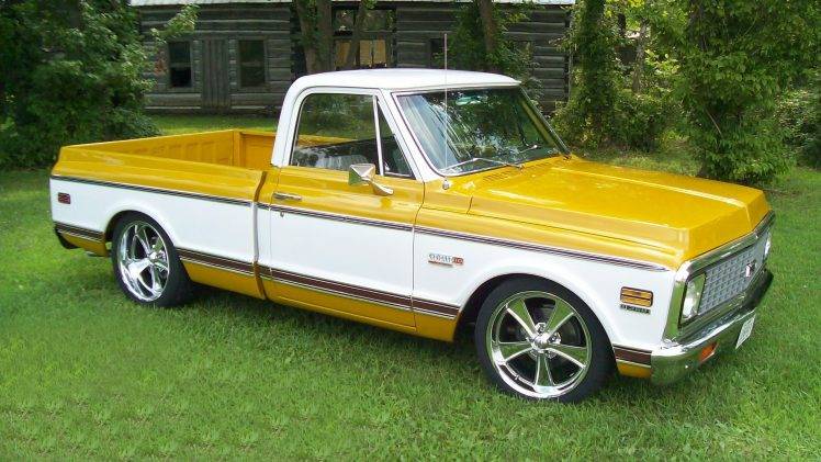 1967, 1968, 1969 Chevrolet C K, 1970, 1971, 1972, Chevy, Chevrolet, Chevrolet C K, C20, Truck, Cheyenne, Custom HD Wallpaper Desktop Background