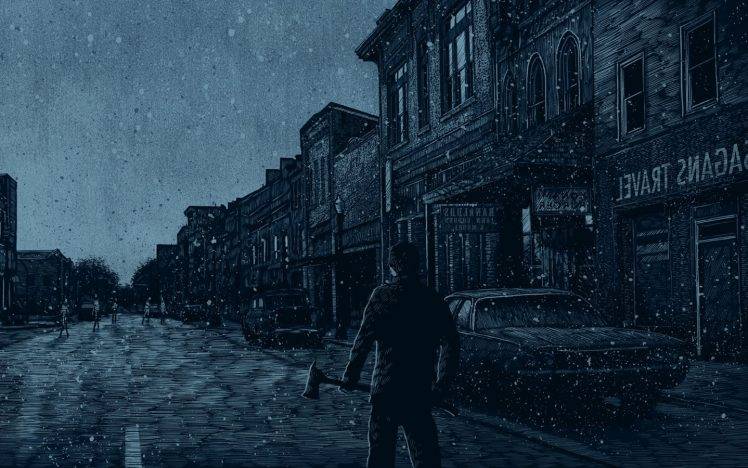 Silent Hill, Snow, Car, Nurses, Digital Art, Video Games HD Wallpaper Desktop Background