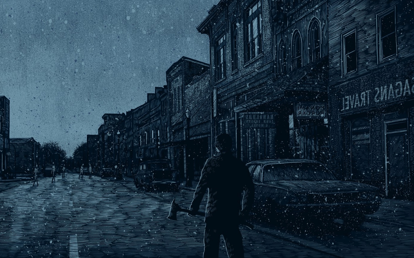 Silent Hill, Snow, Car, Nurses, Digital Art, Video Games Wallpaper