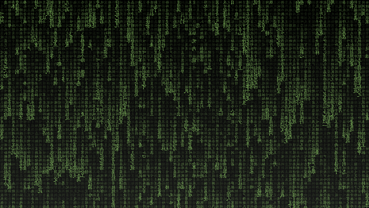 Chinese, The Matrix, Typography, Abstract HD Wallpaper Desktop Background