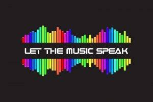 music, Colorful, Simple, Abstract, Music Is Life