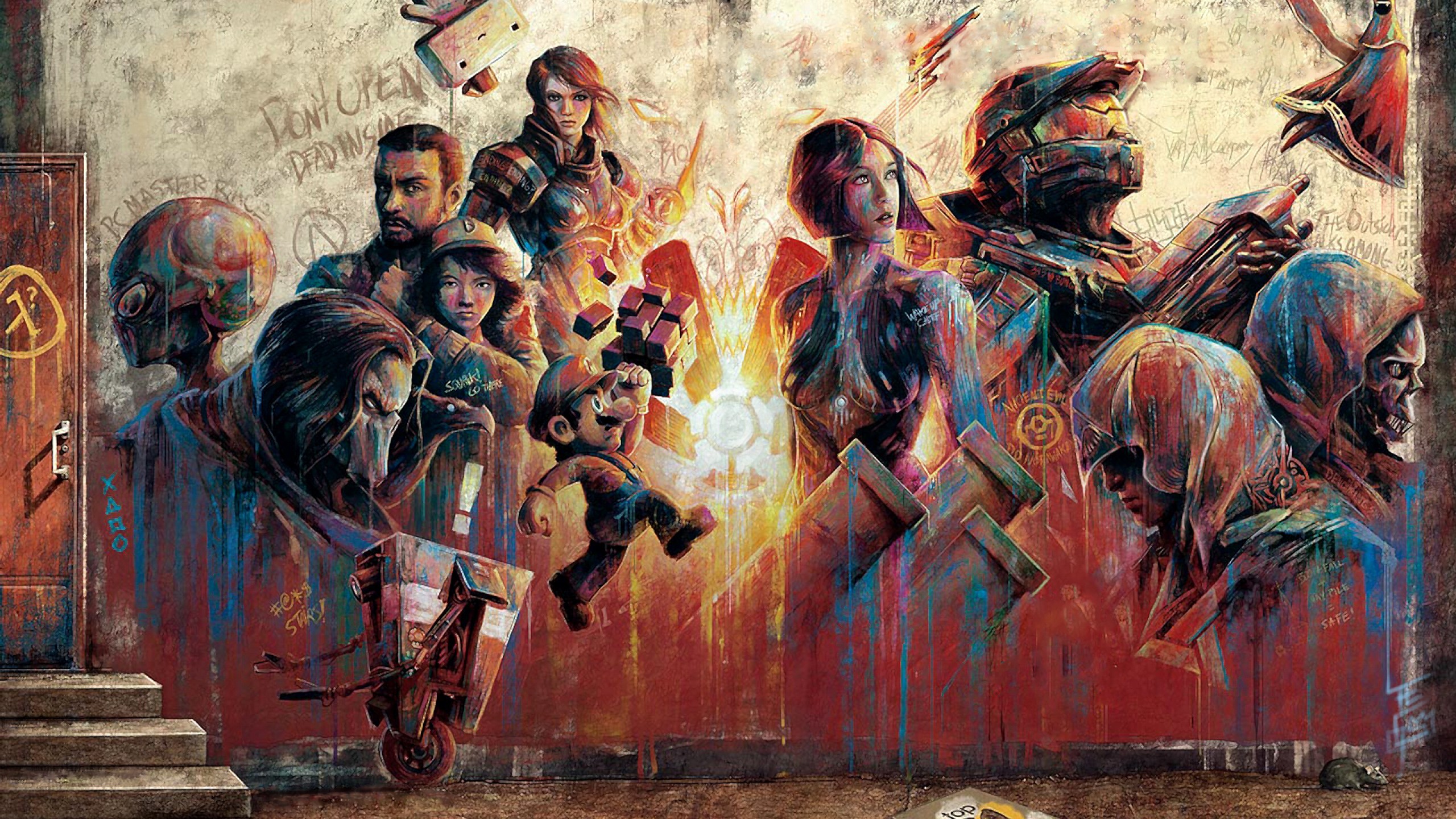 video Games, Mass Effect, Super Mario, Halo 4, Assassins Creed, XCOM: Enemy Unknown, The Walking Dead Wallpaper