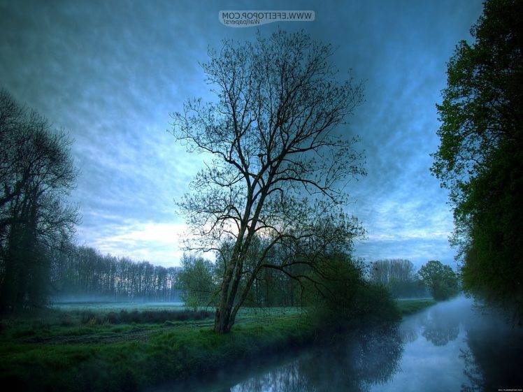 landscape, Water, Trees HD Wallpaper Desktop Background