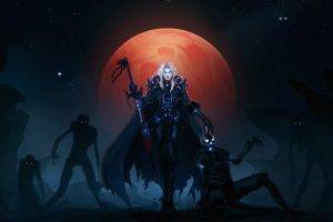 moon, Undead, World Of Warcraft, Blood Elf