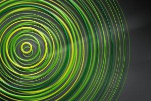 abstract, Digital Art, Geometry, Circle, Simple Background, Green, Artwork, Xbox 360
