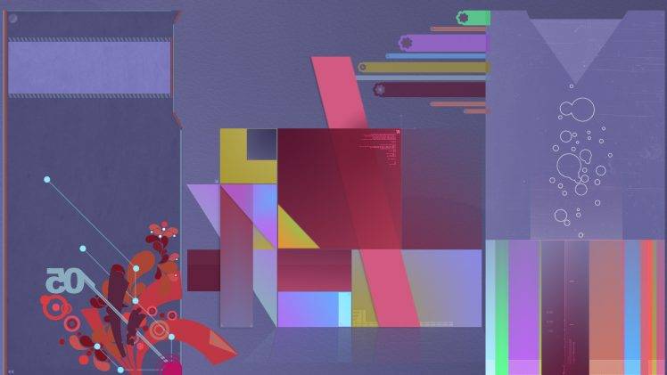 abstract, Colorful, Digital Art HD Wallpaper Desktop Background