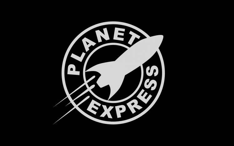 Futurama, Planet Express, Logo, Minimalism HD Wallpaper Desktop Background