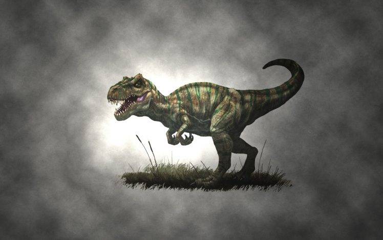 animals, Dinosaurs, T Rex, Nature, Drawing, Artwork, Minimalism HD Wallpaper Desktop Background