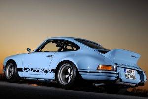 car, Porsche, Blue Cars