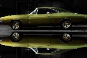 car, Green Cars, Dodge Charger, Muscle Cars