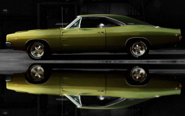 car, Green Cars, Dodge Charger, Muscle Cars HD Wallpaper Desktop Background