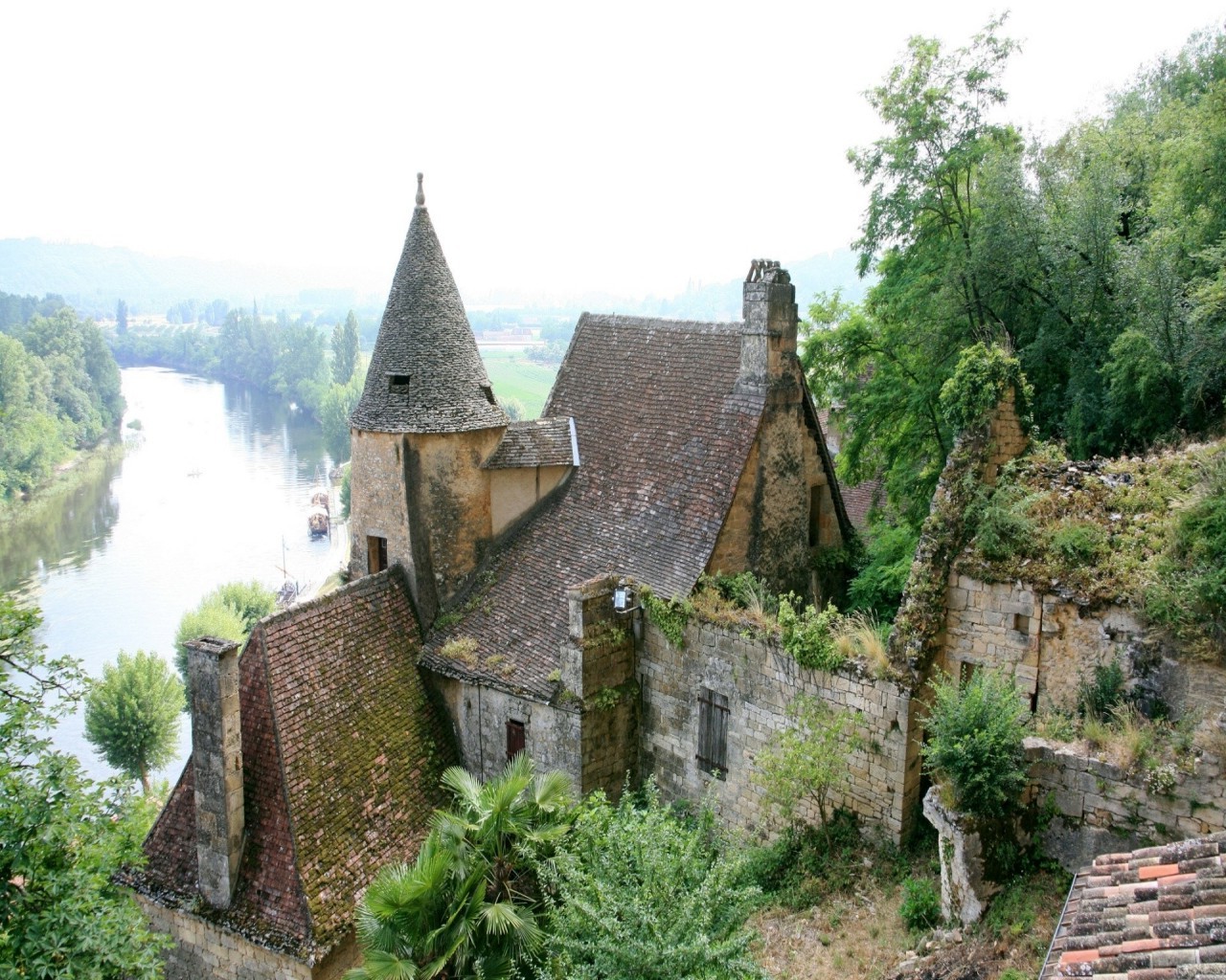 house, River, Overgrown Wallpapers HD / Desktop and Mobile  