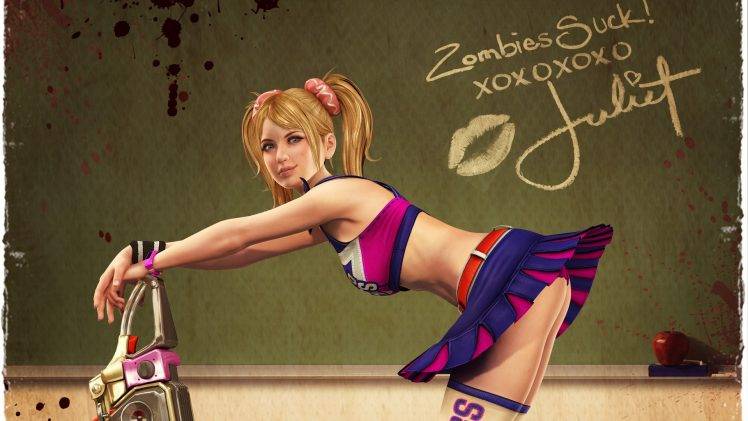 Video Game Girls Lollipop Chainsaw Sexy Wallpapers Hd Desktop And Mobile Backgrounds