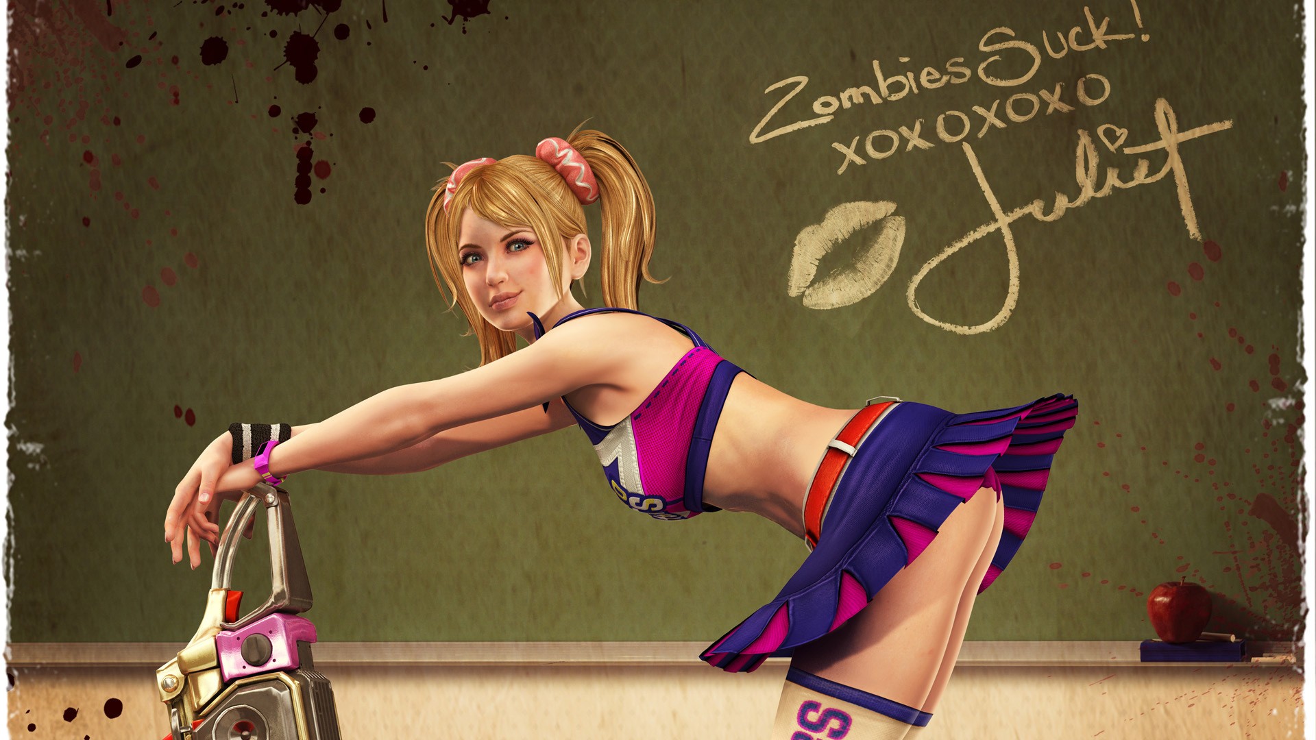 Video Game Girls Lollipop Chainsaw Sexy Wallpapers Hd Desktop And Mobile Backgrounds 1737