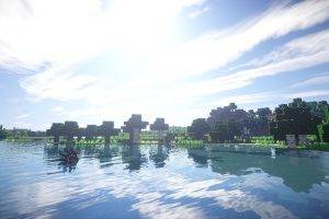 Minecraft, Render, Screenshots, Lake