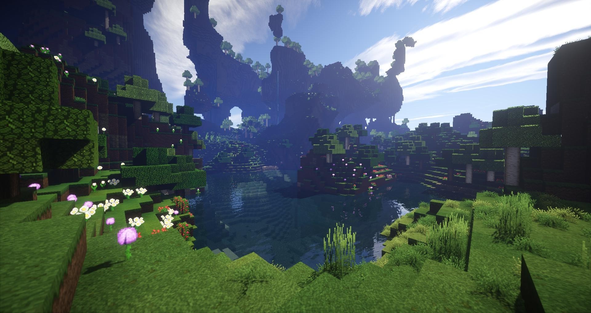 Minecraft, Render, Screenshots, Lake Wallpapers HD ...