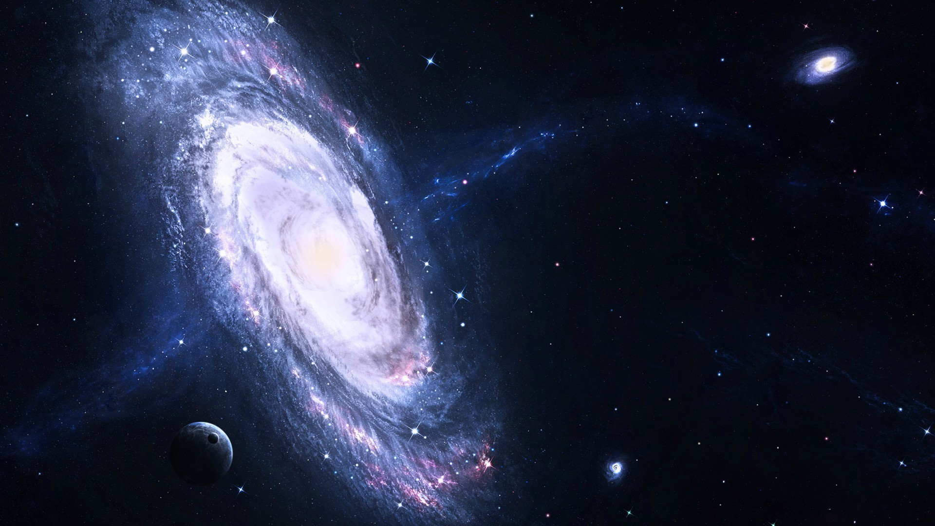 space, Galaxy, Planet Wallpaper