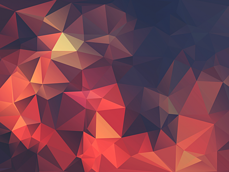 minimalism, Red, Abstract, Digital Art, Artwork, Low Poly, Geometry HD Wallpaper Desktop Background