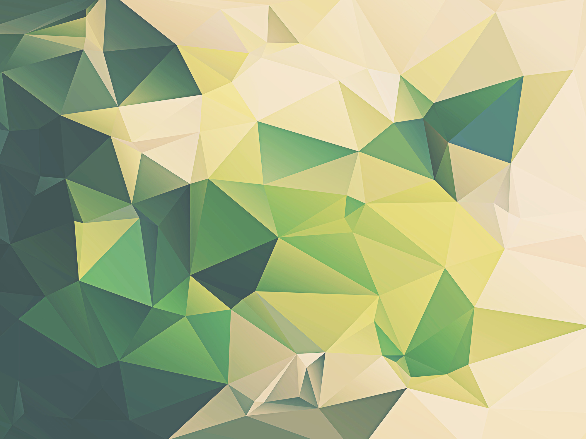 minimalism, Green, Geometry, Abstract, Low Poly, Digital ...