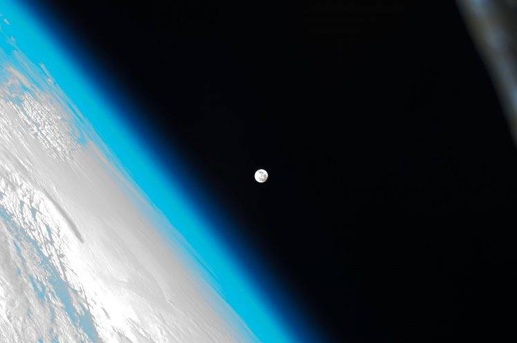 space, Universe, Earth, Moon, Planet, Space Station, Orbits HD Wallpaper Desktop Background