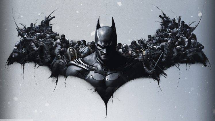 Batman, Grunge, Batman Logo, Video Games, Batman: Arkham Origins HD Wallpaper Desktop Background