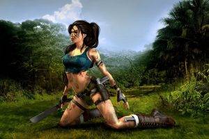 Lara Croft, Video Games, Tomb Raider, Artwork
