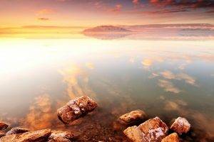 nature, Landscape, Photography, Sea, Sunset, Rock, Water, Reflection