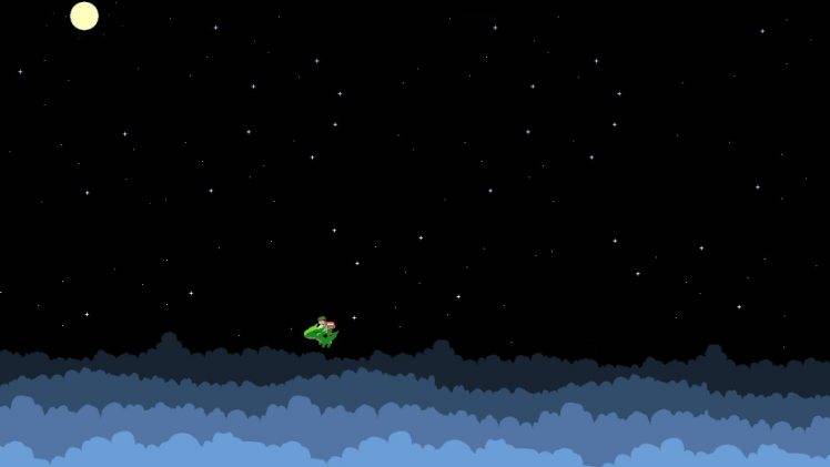Tận hưởng không gian phiêu lưu với nền pixel mặt trăng và sao, điều này sẽ khiến bạn có cảm giác như mình đang bay trên đó để khám phá những bí mật ẩn giấu. Trò chơi video và hình ảnh sống động sẽ khiến trải nghiệm của bạn thêm phần thú vị.