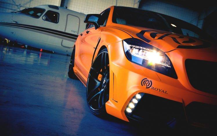 car, Orange, Mercedes Benz HD Wallpaper Desktop Background