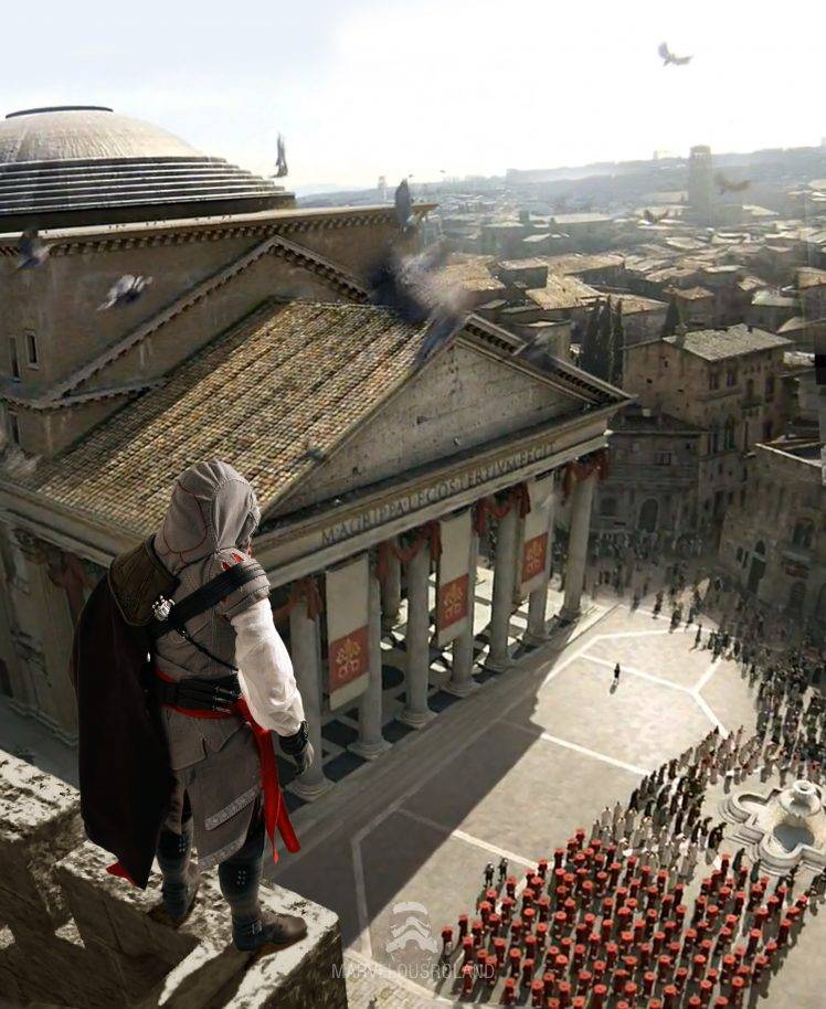 assassins, Ezio Auditore Da Firenze, Assassins Creed II HD Wallpaper Desktop Background