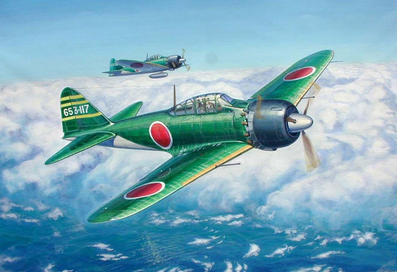 Japan, World War II, Zero, Mitsubishi, Airplane, Military, Military Aircraft, Aircraft, Japanese Wallpaper