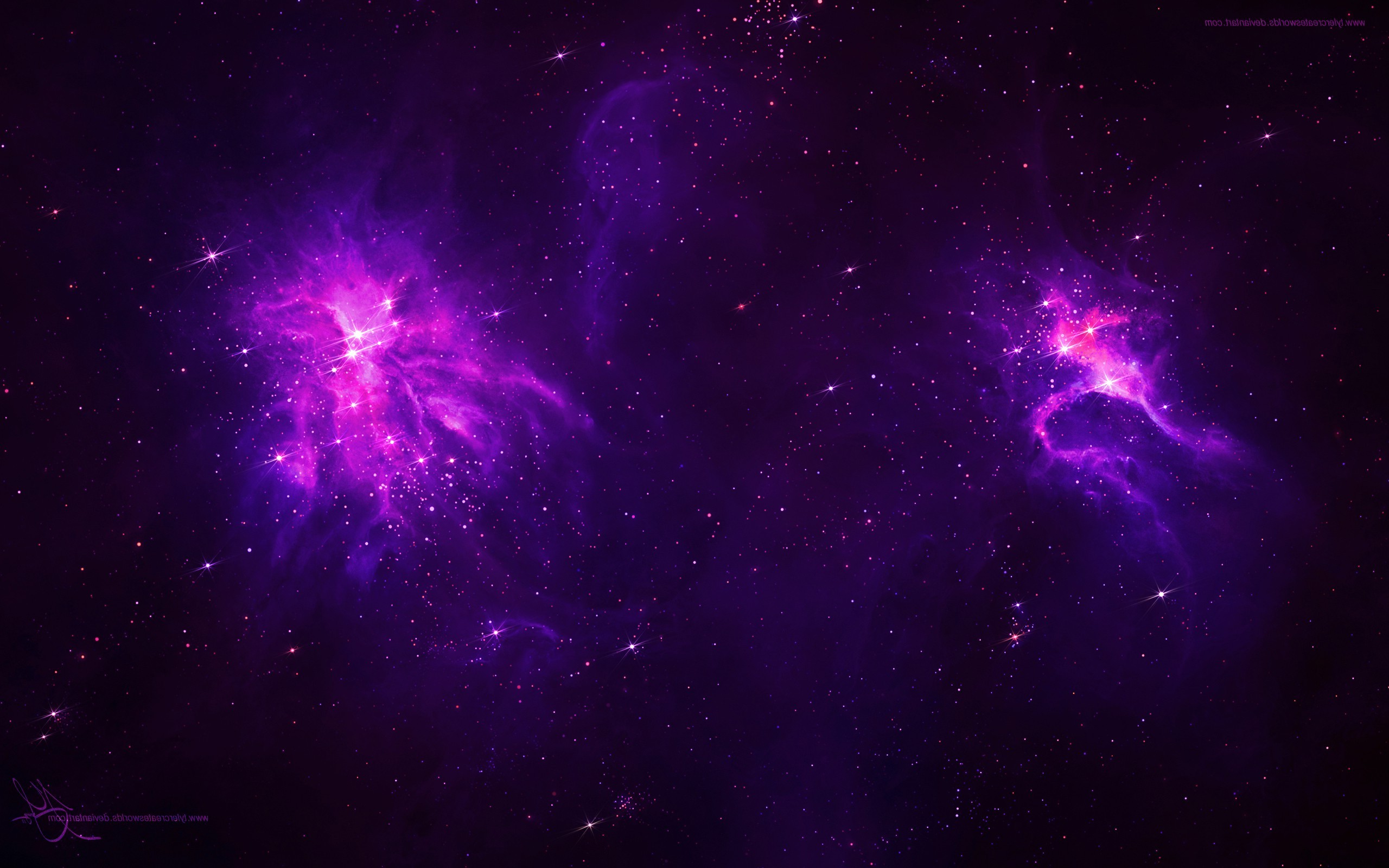 TylerCreatesWorlds, Space, Galaxy, Stars, Purple Wallpapers HD