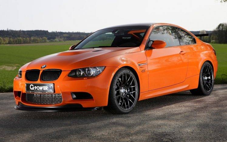G Power, BMW M3 GTS, BMW M3, BMW, Orange Cars, Coupe, German Cars HD Wallpaper Desktop Background